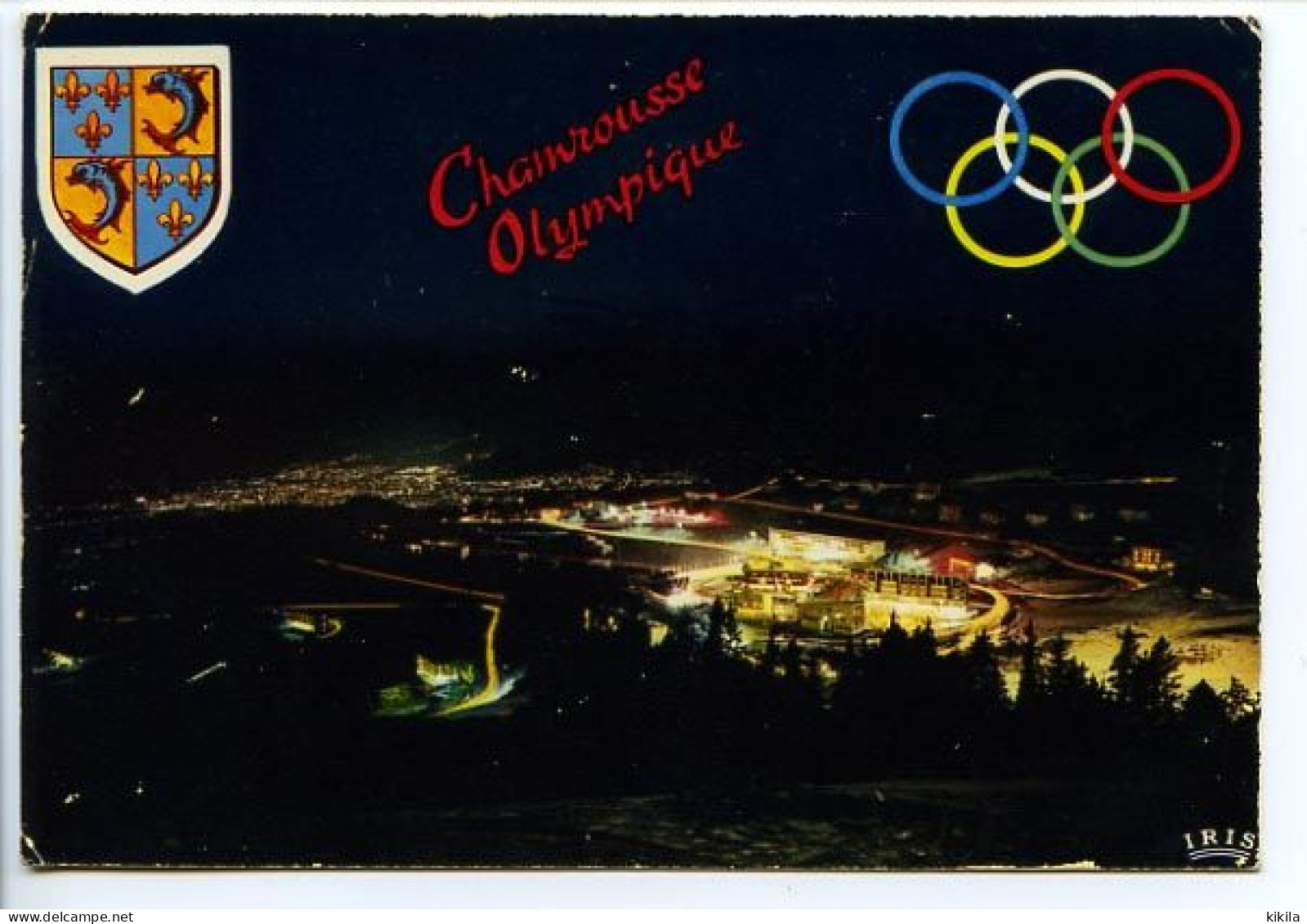 CPSM 10.5 X 15  CHAMROUSSE Olympique Jeux Olympiques D'Hiver De Grenoble 1968  Olympic Games - Chamrousse