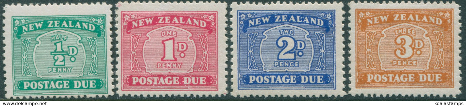 New Zealand Due 1939 SGD41-D44 Postage Due Set MLH - Otros & Sin Clasificación