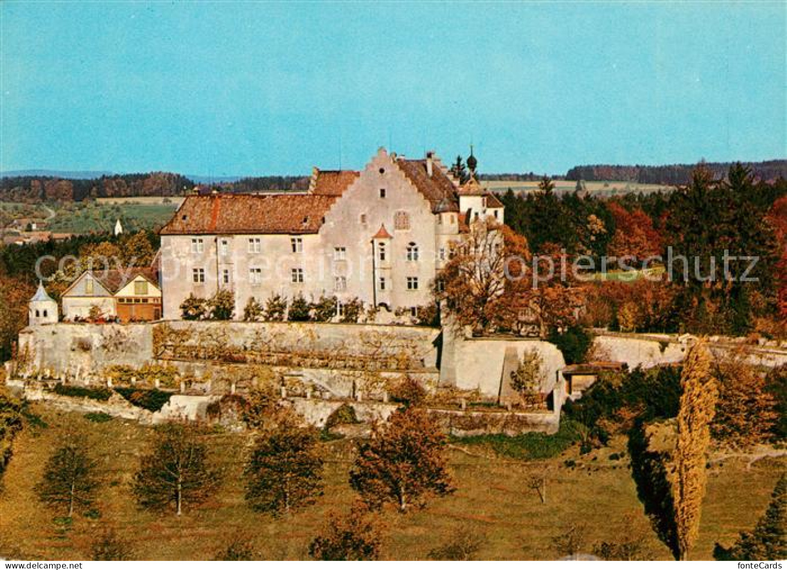 13226622 Stettfurt Fliegeraufnahme Schloss Sonnenberg Stettfurt - Sonstige & Ohne Zuordnung