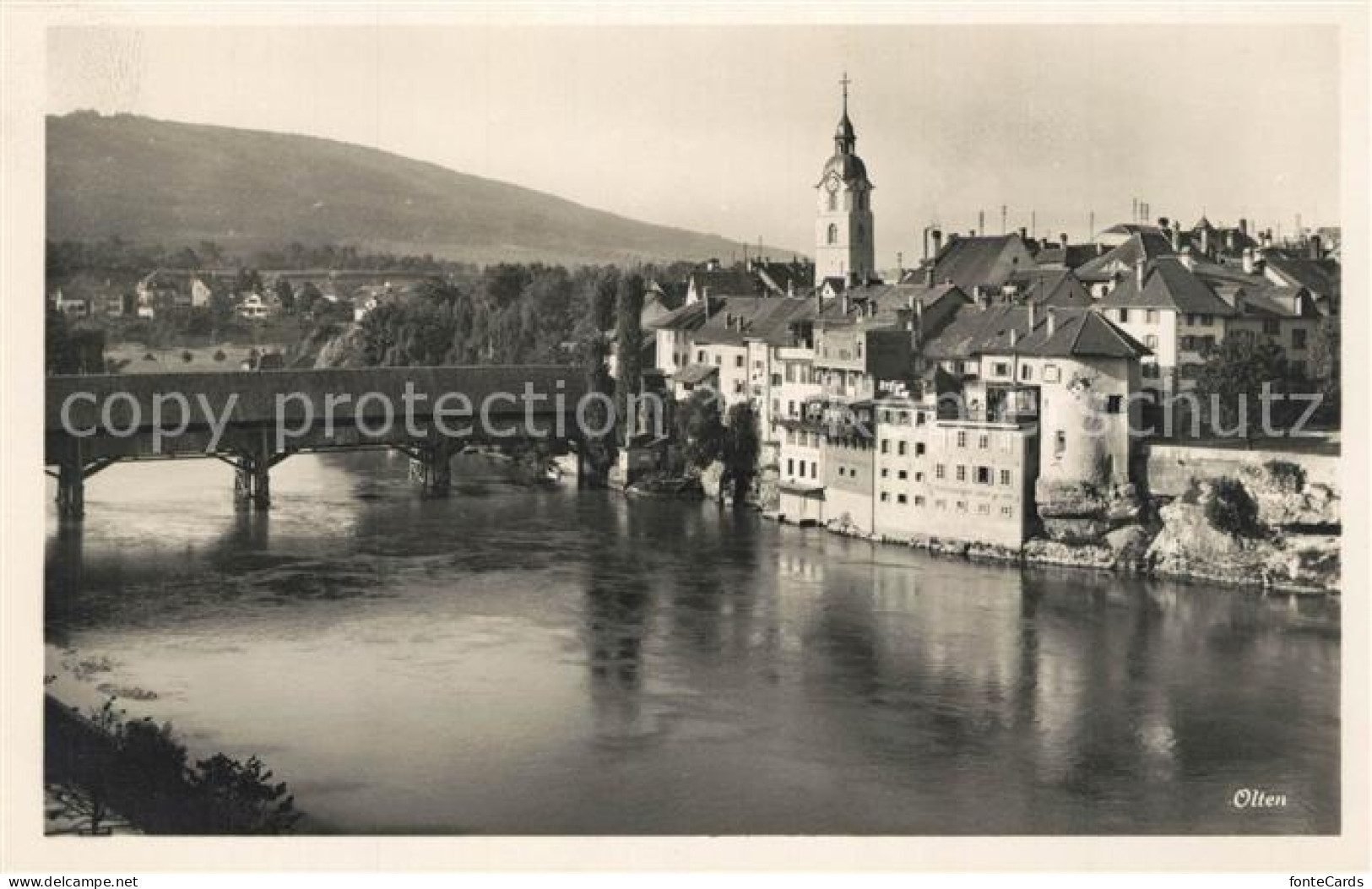 13225564 Olten Teilansicht Gedeckte Bruecke Olten - Altri & Non Classificati