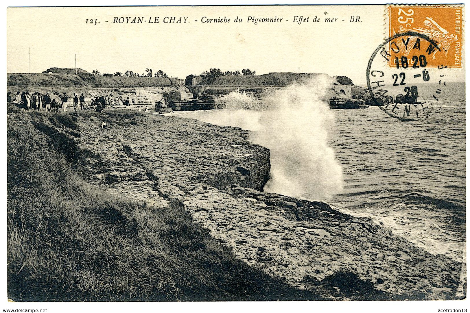 Royan Le Chay - Corniche Du Pigeonnier - Effet De Mer - Royan