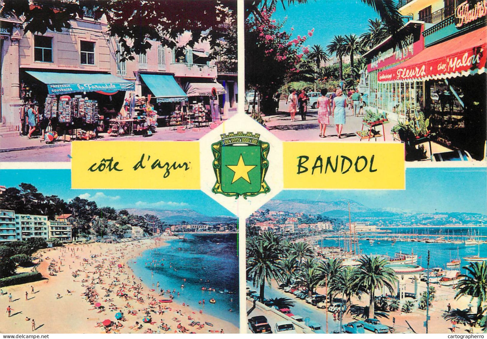 Navigation Sailing Vessels & Boats Themed Postcard Bandol Harbour - Voiliers