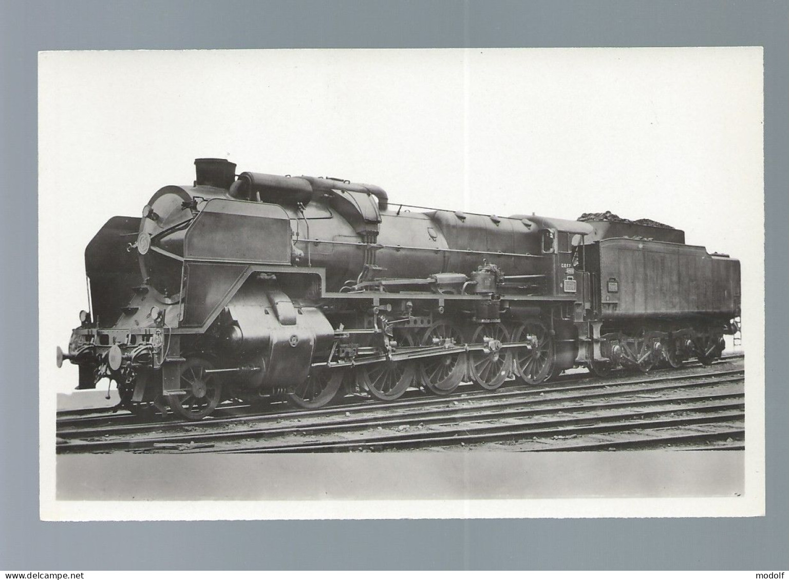 CPA - S.N.C.F., Notre Métier 1950, N°20 - 1ère Série - Locomotive 150P, Compound à 4 Cylindres à Surchauffe - Equipo