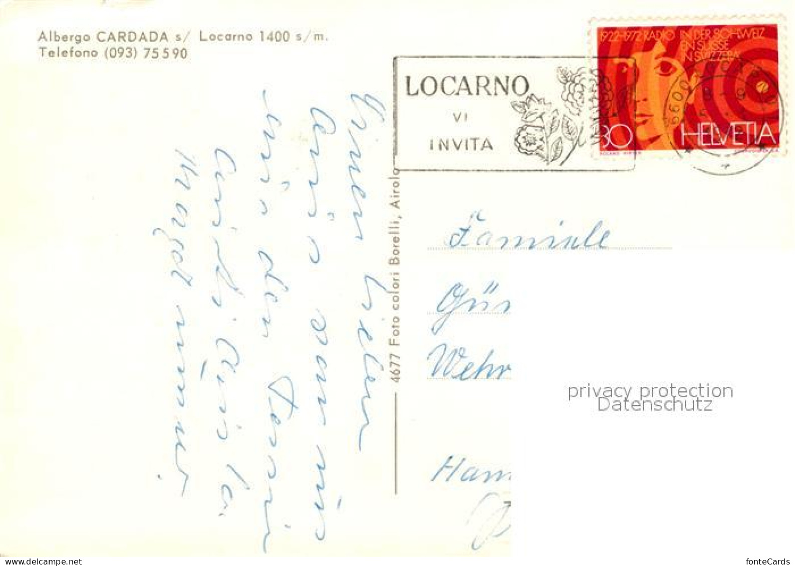 13223993 Locarno TI Albergo Cardada Locarno TI - Sonstige & Ohne Zuordnung