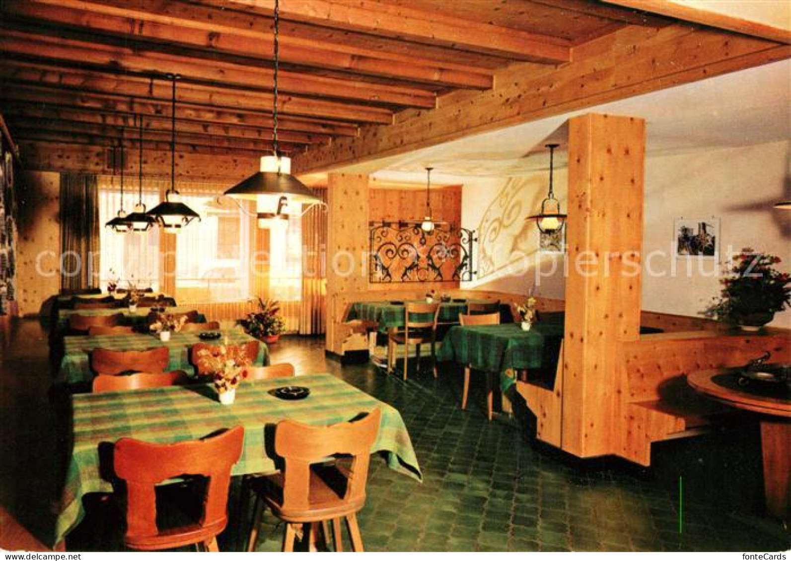 13223363 Thusis Hotel Weiss Kreuz Restaurant Buendnerstube Thusis - Other & Unclassified