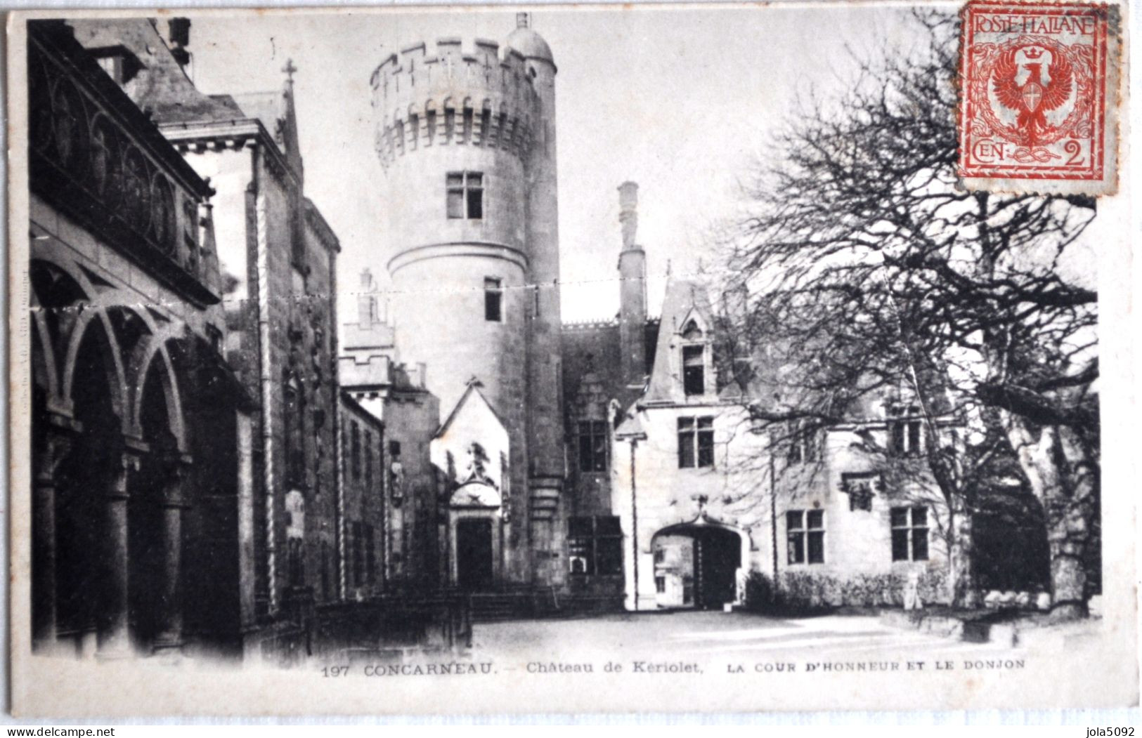 29 - CONCARNEAU - Château De Keriolet - La Cour D'Honneur Et Le Donjon - Concarneau