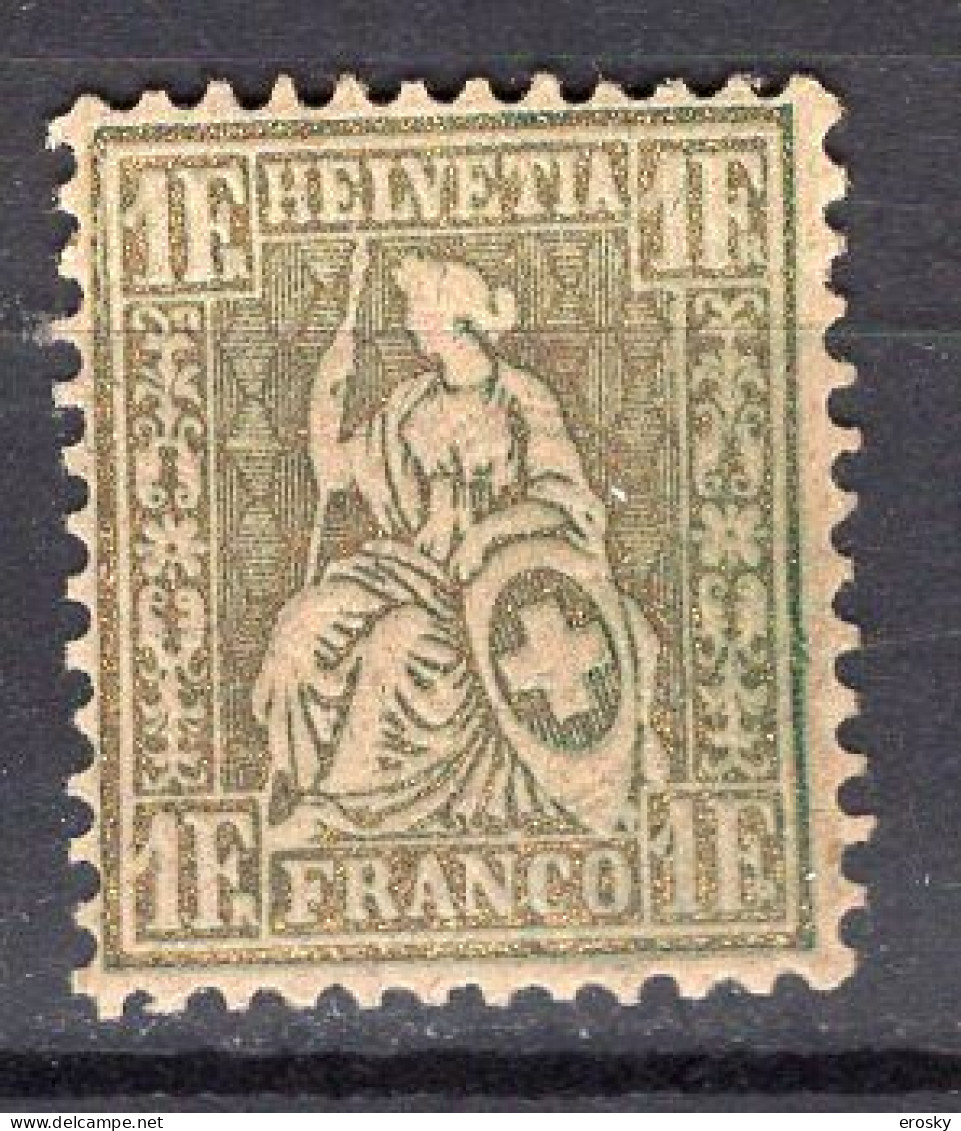 T3268 - SUISSE SWITZERLAND Yv N°57 * - Unused Stamps