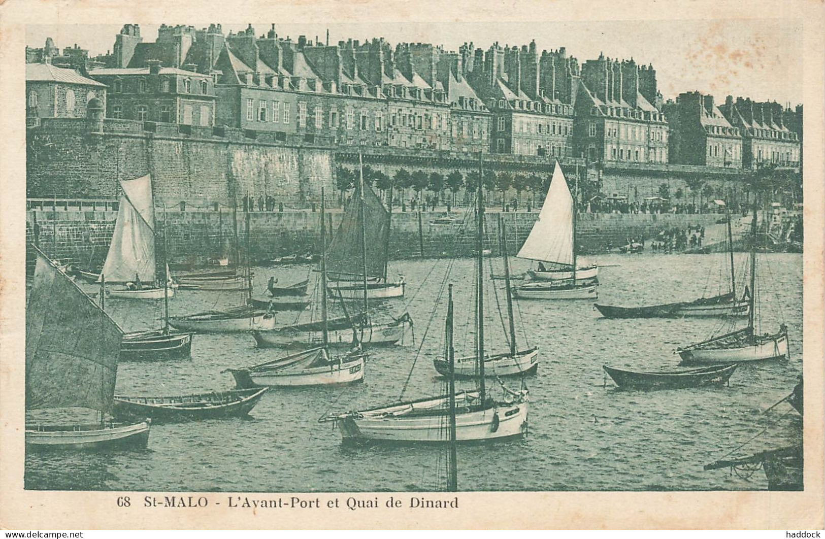 SAINT MALO : L'AVANT PORT ET QUAI DE DINARD - Saint Malo