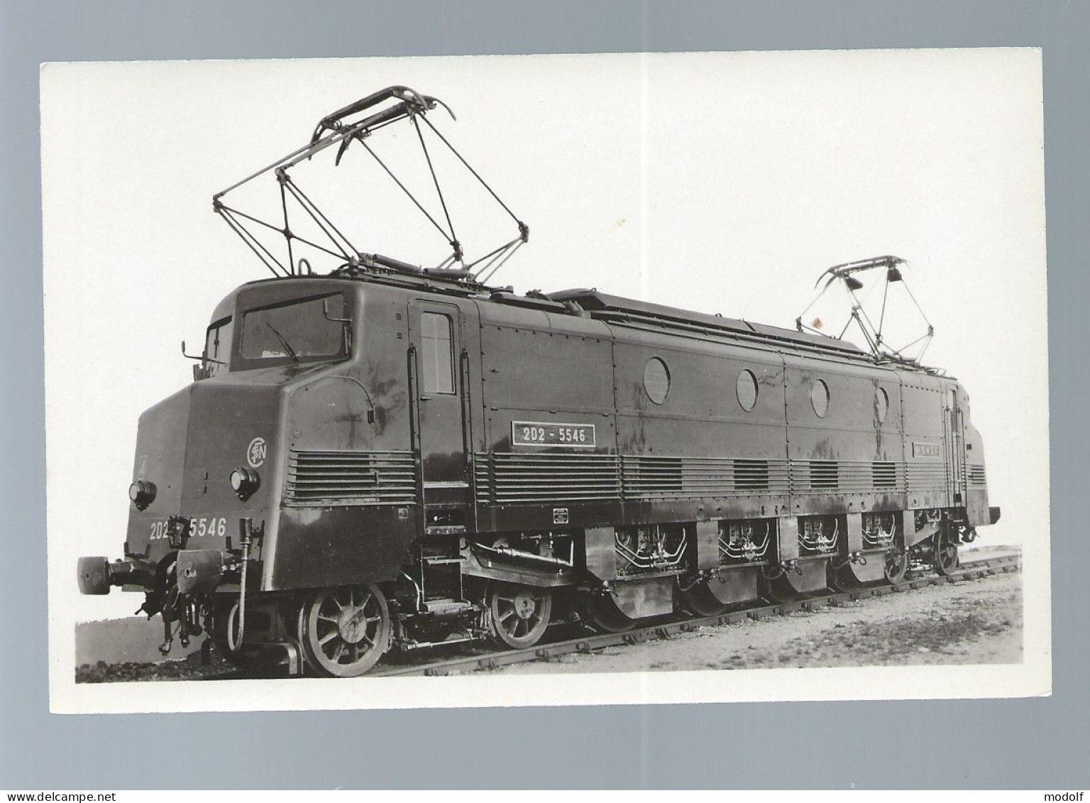CPA - S.N.C.F., Notre Métier 1950, N°25 - 1ère Série - Locomotive électrique à Courant Continu - Type 2' Do 2' - Equipo