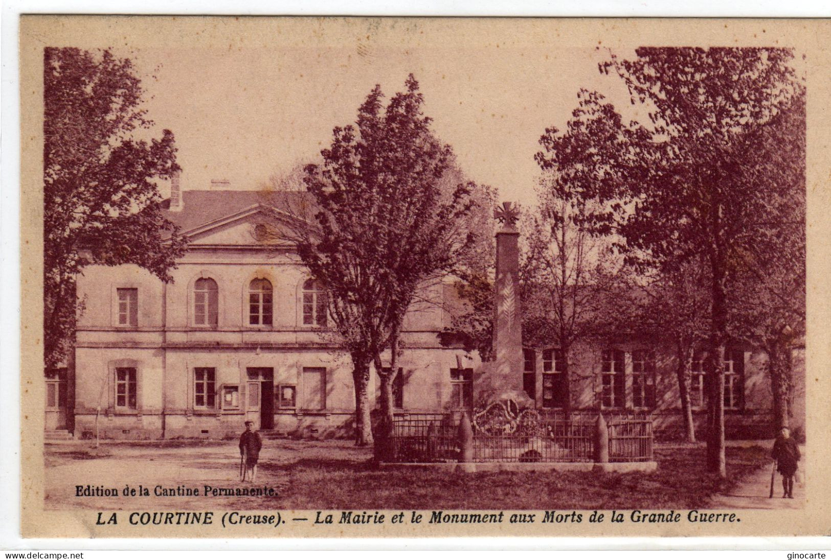 La Courtine Camp La Mairie Monument Aux Morts - La Courtine