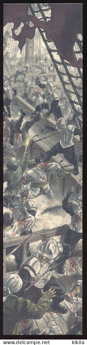 Marque-page Signet Bande Dessinée (3)  Dufaux - Jeremy - Dargaux Benelux - BD Empher  A L'assaut D'un Navire - Segnalibri