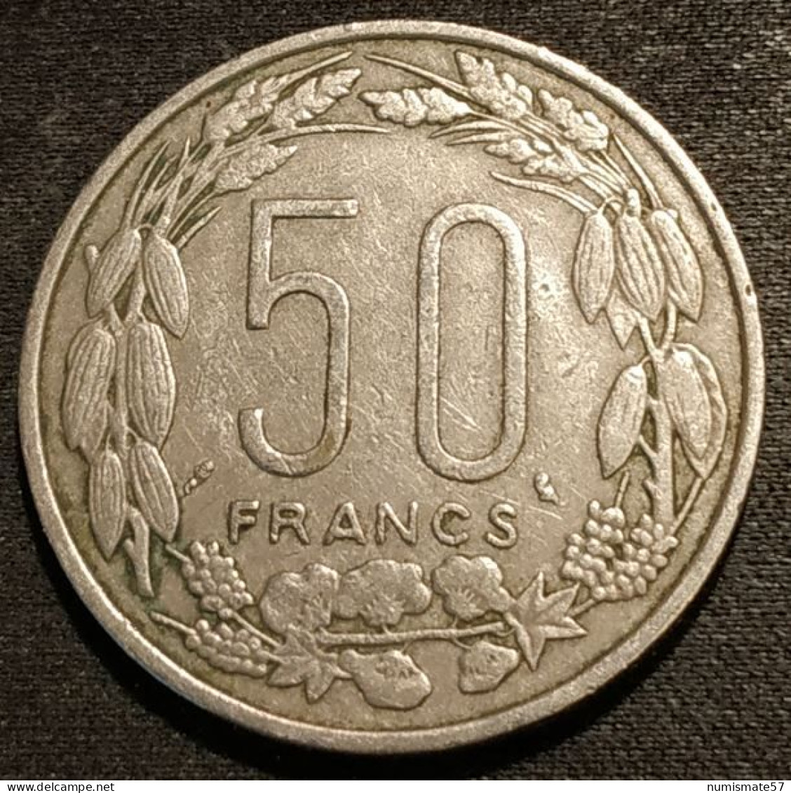 Pas Courant - AFRIQUE EQUATORIALE - 50 FRANCS 1963 - KM 3 ( Rép. Centrafricaine - Congo - Gabon - Tchad ) - Andere - Afrika