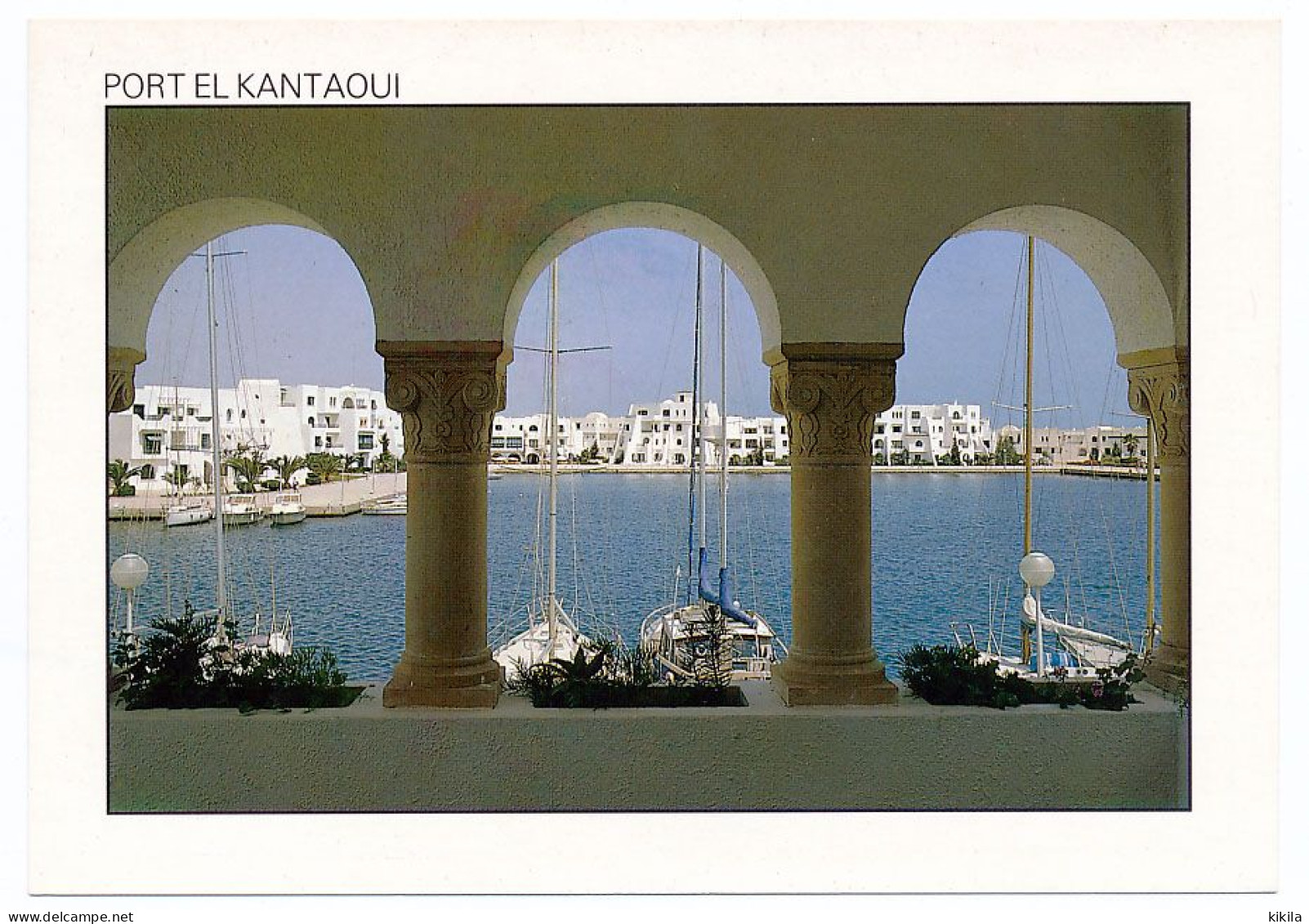 CPSM / CPM 10.5 X 15 Tunisie  PORT EL KANTAOUI   Voiliers Port Arcade - Tunisie