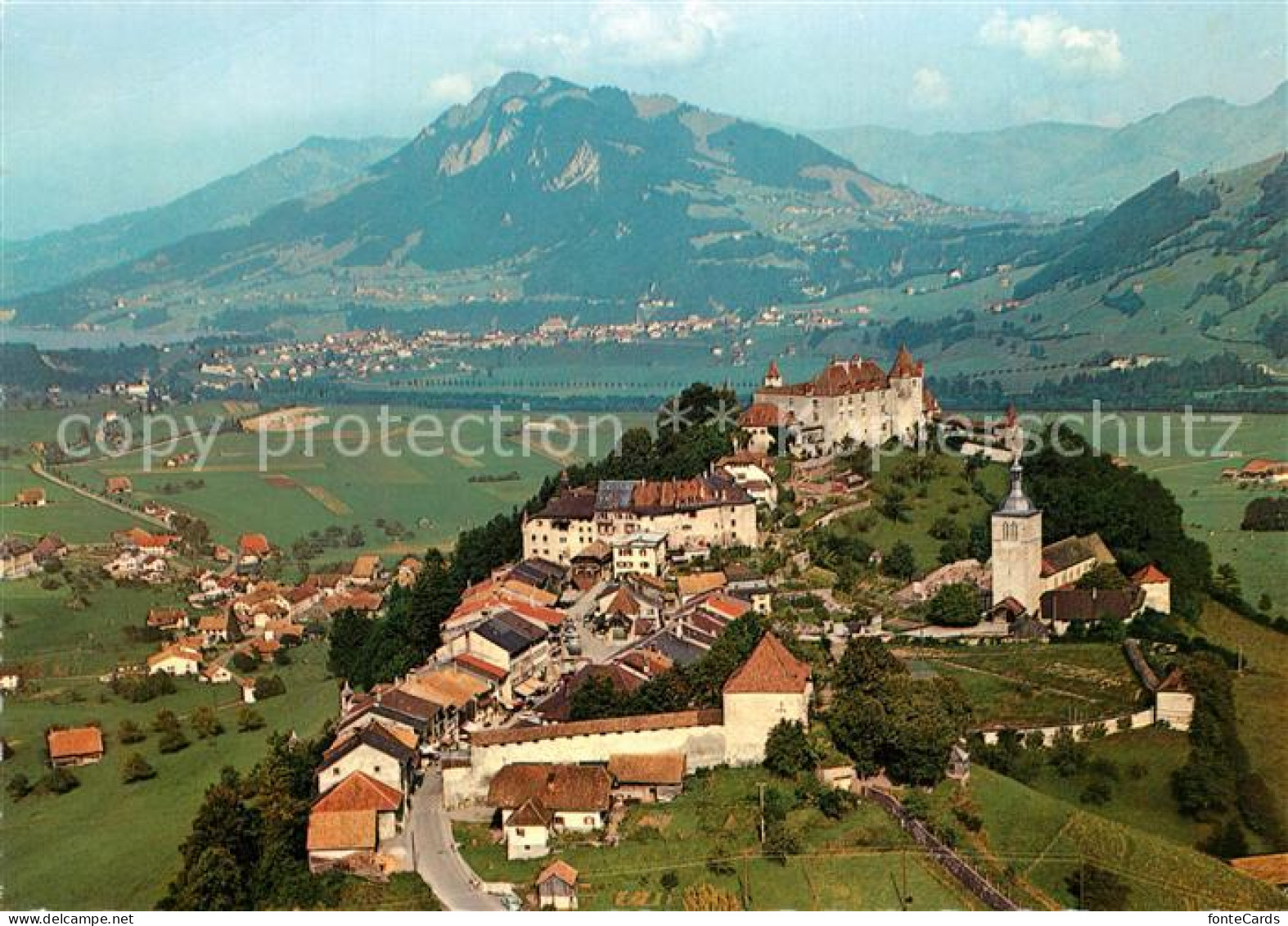 13219838 Gruyeres FR Vue Aérienne Gruyeres FR - Autres & Non Classés