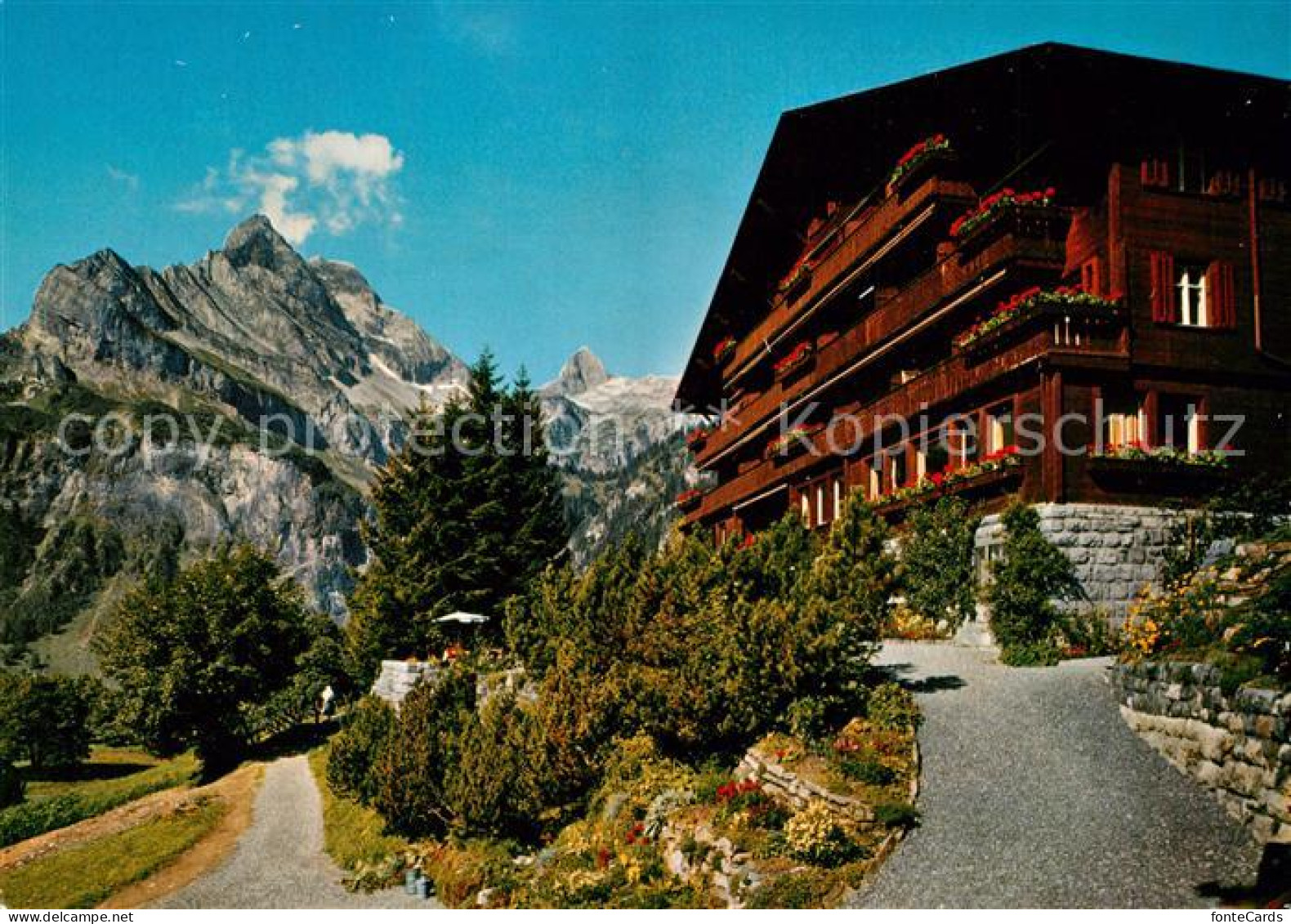 13219833 Braunwald GL Haus Bergfrieden Hotel Restaurant Alpen Braunwald GL - Autres & Non Classés