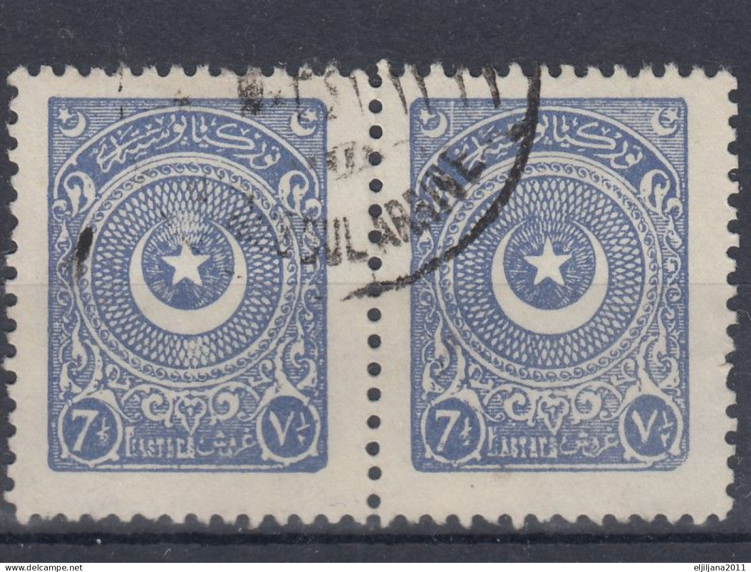 Turkey / Türkei 1924 ⁕ Star & Crescent 7½ Pia. Mi.833 ⁕ 13v Used - See Scan - Used Stamps