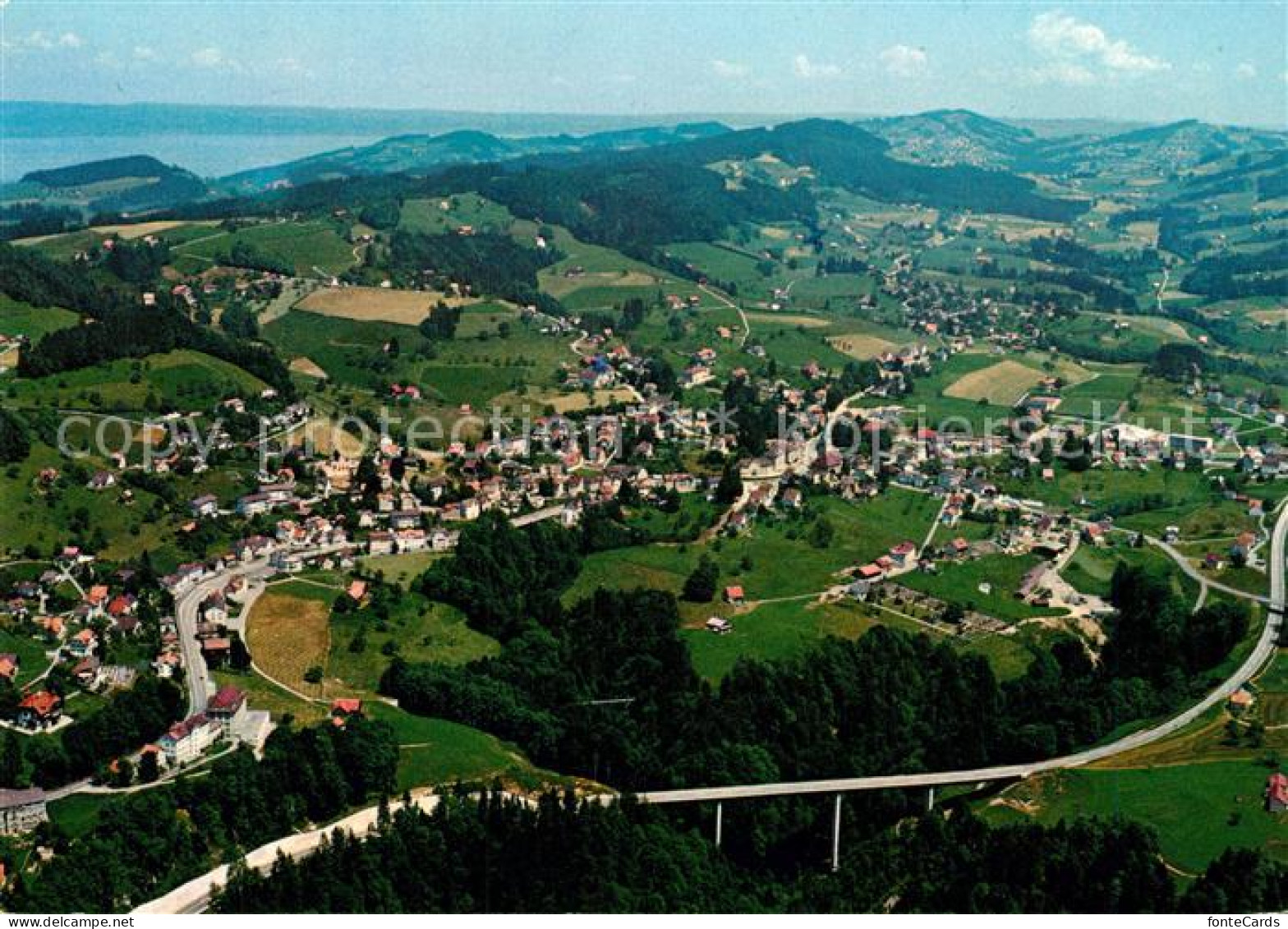 13218194 Teufen AR Fliegeraufnahme Mit Leuenbachbruecke Und Bodensee Teufen AR - Sonstige & Ohne Zuordnung