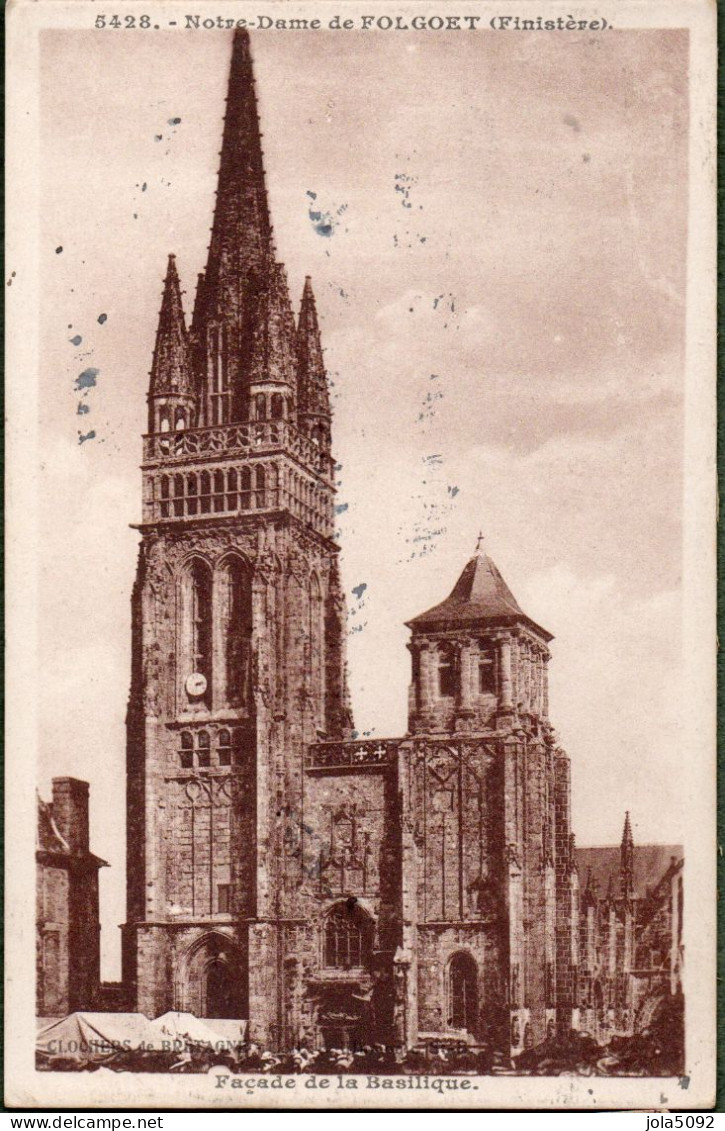 29 - Notre-Dame De FOLGOET - Façade De La Basilique - Autres & Non Classés