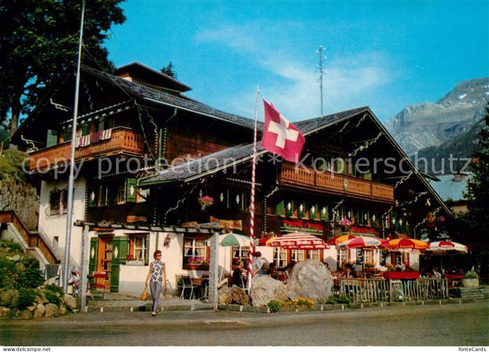 13217028 Les Diablerets Auberge De La Poste Les Diablerets - Altri & Non Classificati