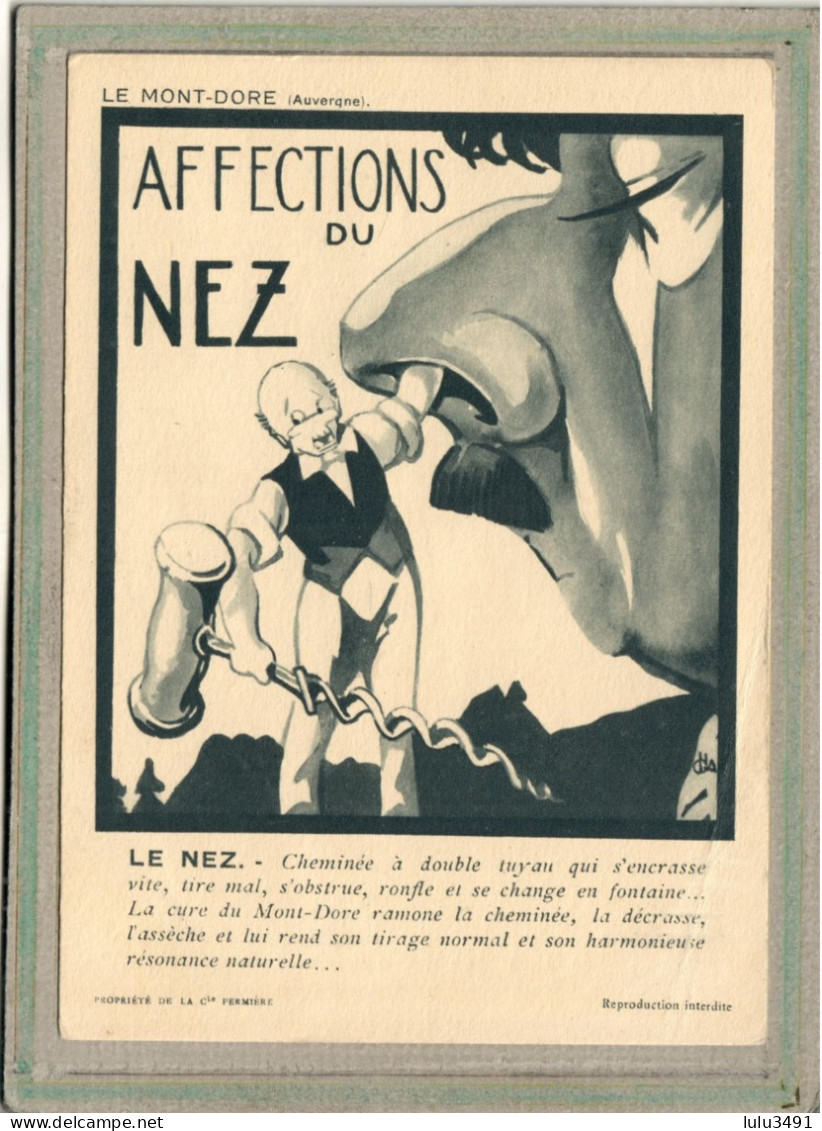 CPA (63) Le MONT-DORE - Mots Clés: Affections Du Nez, Asthme, Bronches, Médecin, O.R.L., Pharmacie, Rhume Des Foins - Le Mont Dore