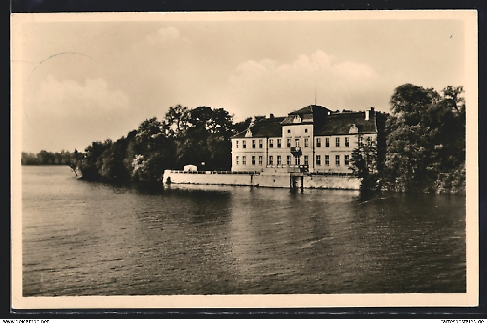 AK Plaue Bei Brandenburg, Seenpartie Mit Schloss (Verwaltungsschule Potsdam)  - Potsdam