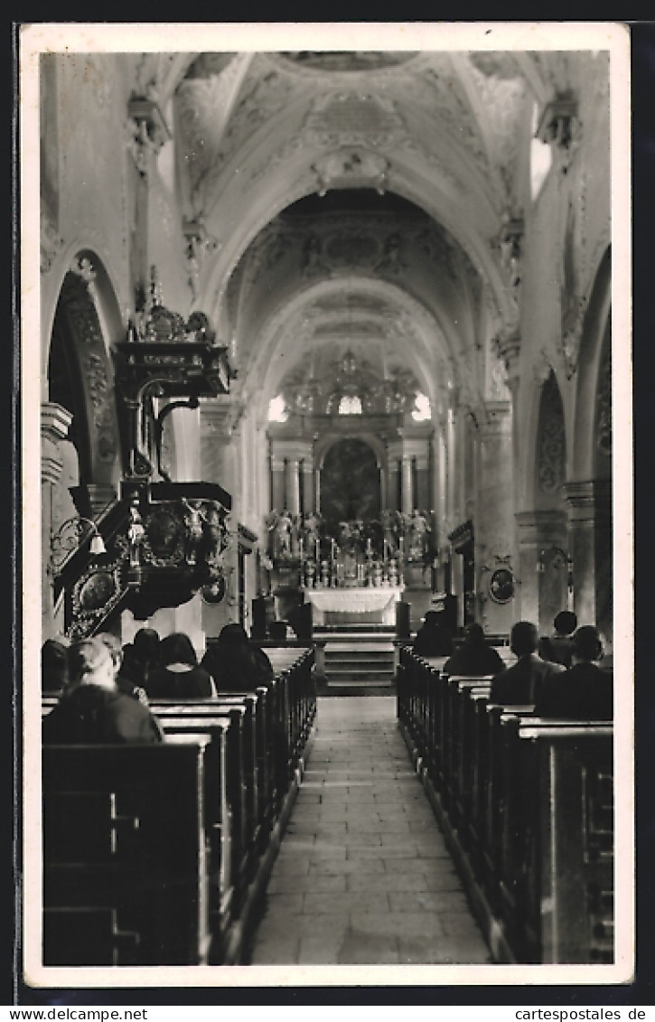 AK Mattsee /Salzburg, Stiftskirche  - Autres & Non Classés