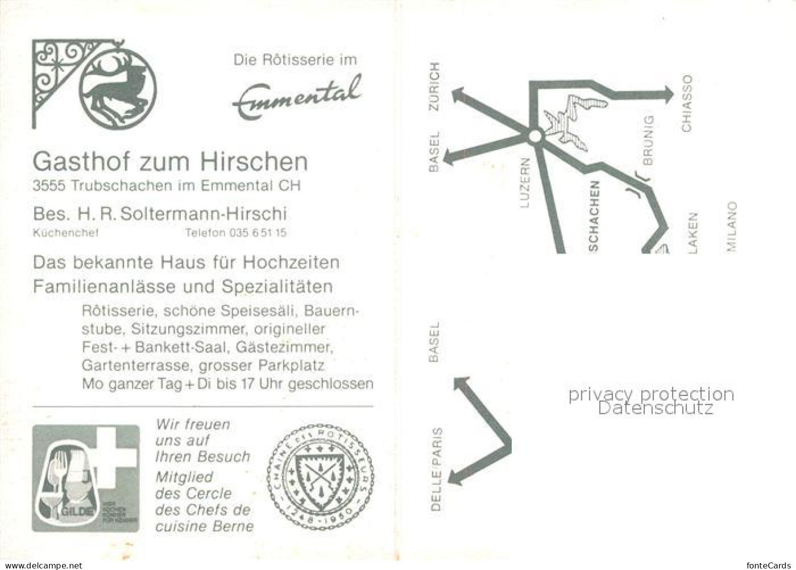 13215541 Trubschachen Gasthaus Zum Hirschen Trubschachen - Sonstige & Ohne Zuordnung