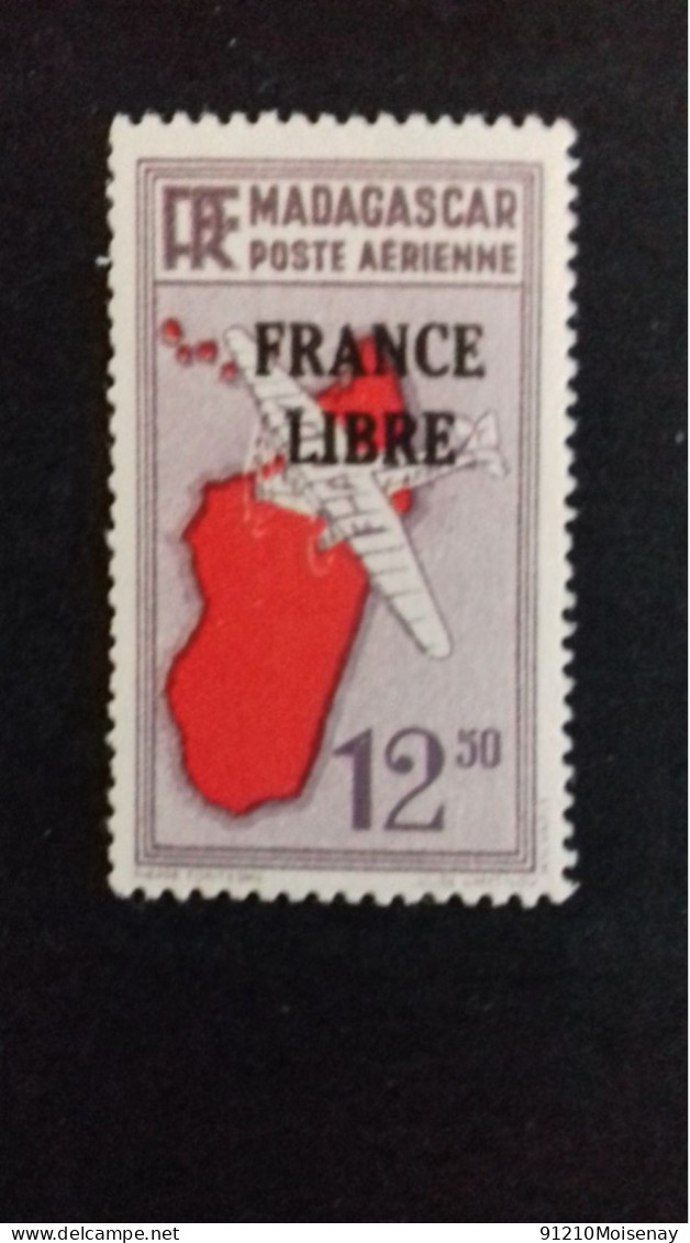 MADAGASCAR PA  49** FRANCE LIBRE - Poste Aérienne