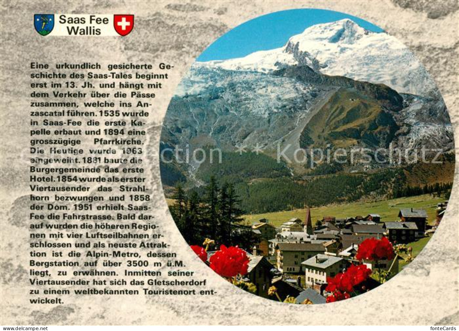 13212854 Saas-Fee Mit Alphubel Saas-Fee - Autres & Non Classés