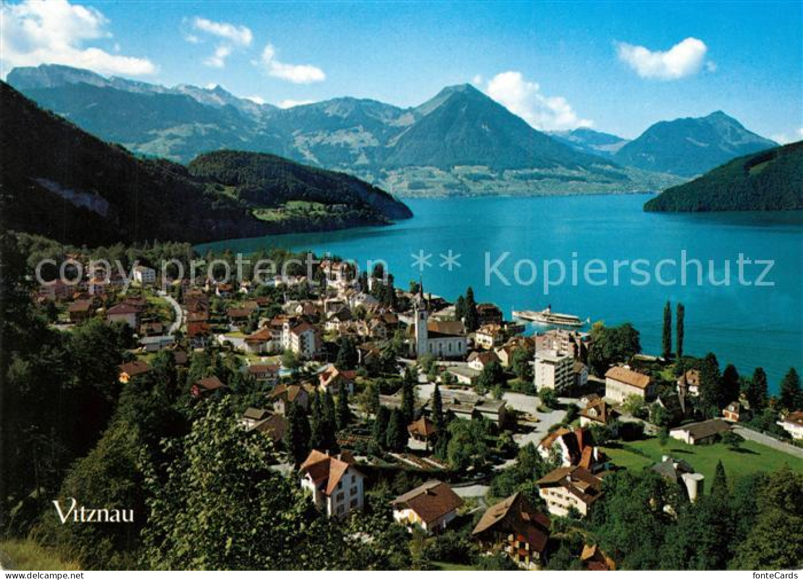 13212688 Vitznau Panorama Vierwaldstaettersee Schwalmis Buochserhorn Stanserhorn - Altri & Non Classificati