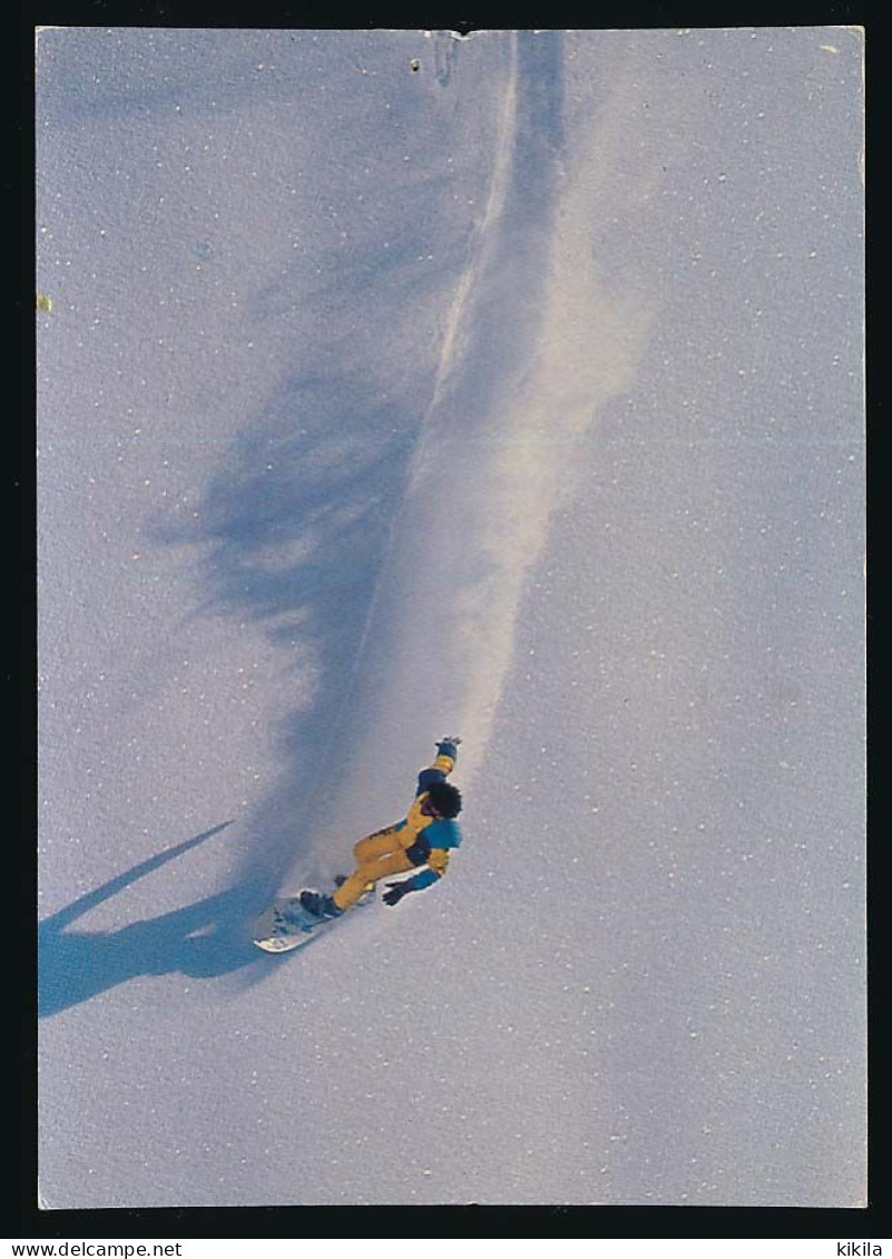 Carton 10.5 X 15  Sport SKI (25) "Ski-Sun-Snow" Monoski Neige Poudreuse Hors Piste Photographe Seguin - Wintersport