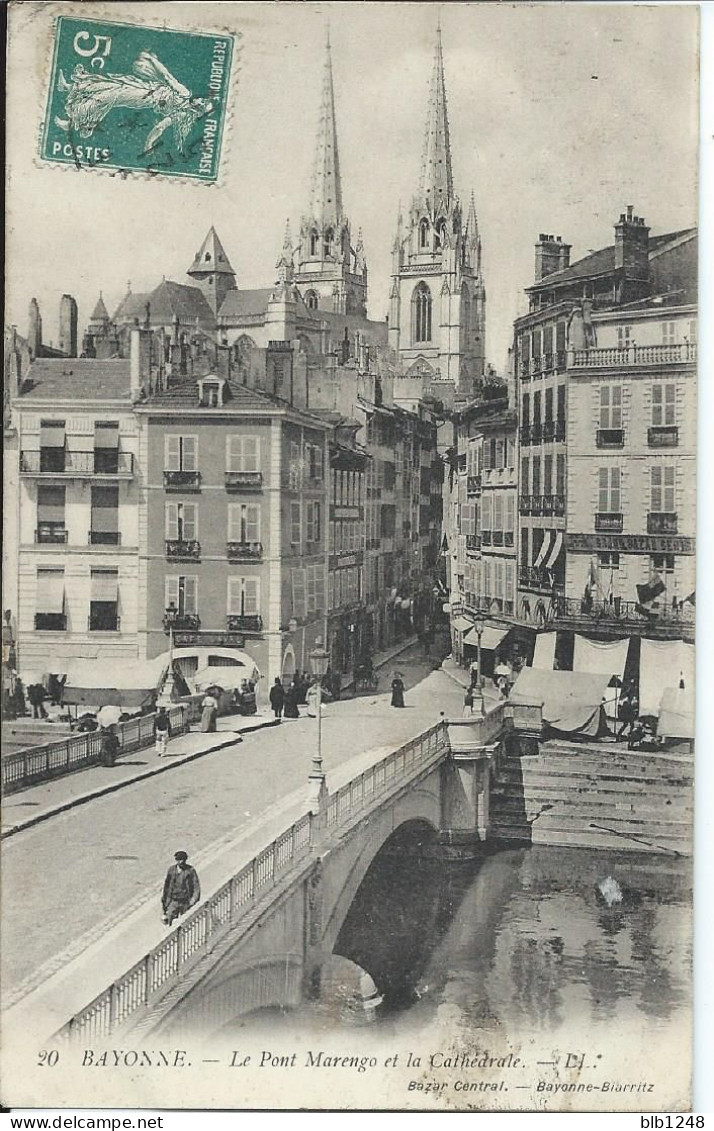 [64] Pyrénées-Atlantiques >  Bayonne Le Pont Marengo Et La Cathedrale 00 - Bayonne