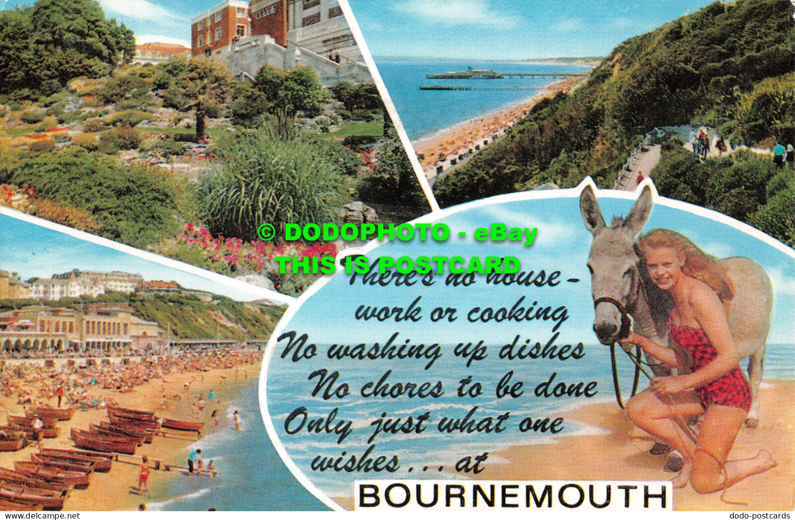 R525921 Bournemouth. Theres No House Work Or Cooking No Washing Up Dishes. Salmo - Welt