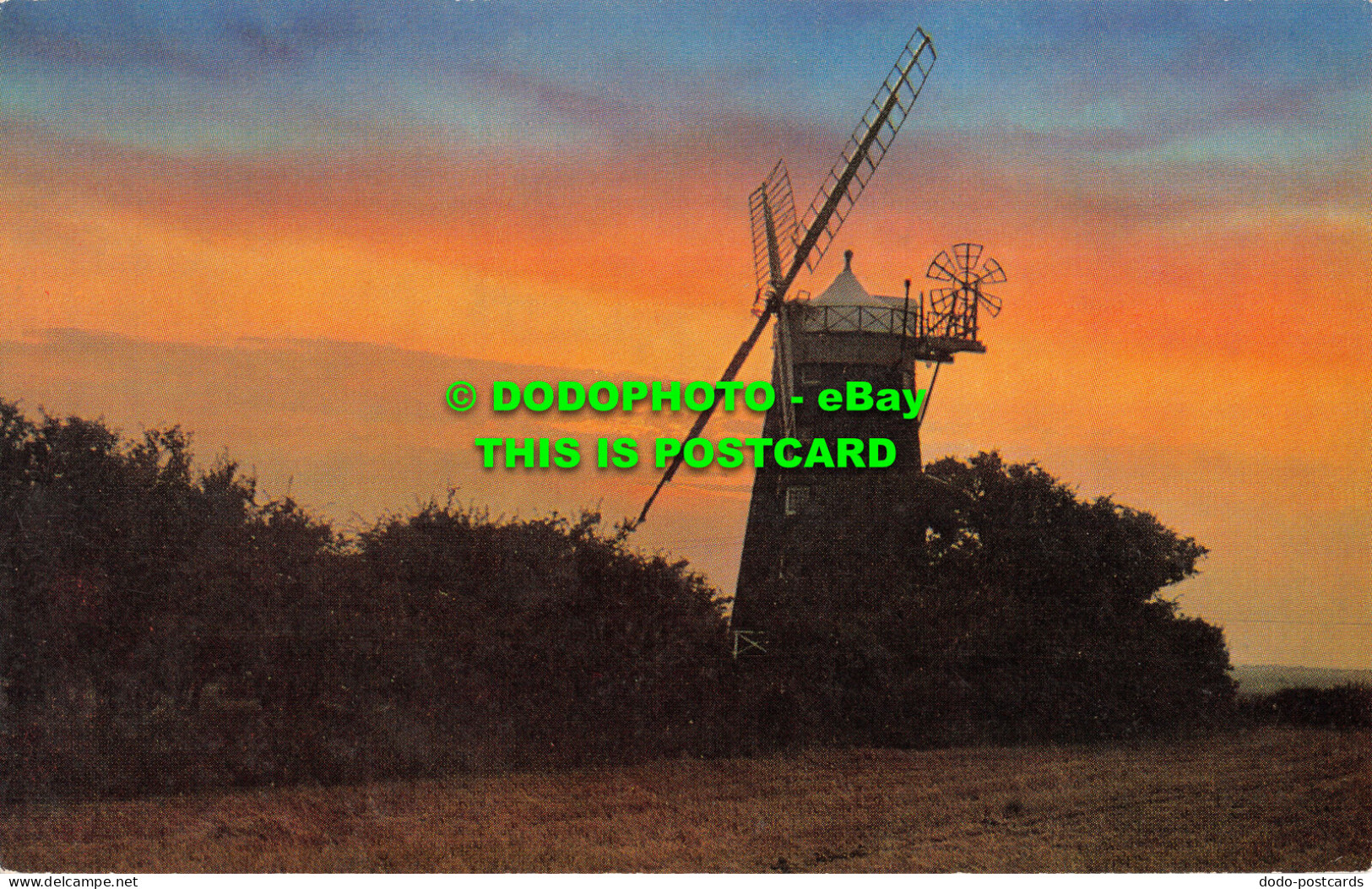 R525931 A Norfolk Windmill. Salmon - Welt