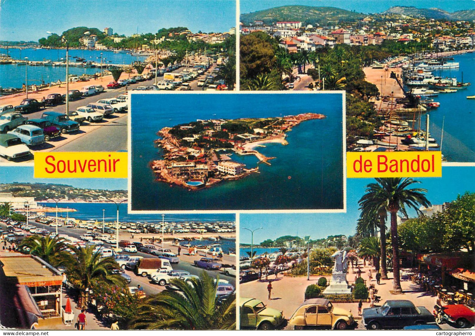 Navigation Sailing Vessels & Boats Themed Postcard Souvenir De Bandol - Sailing Vessels