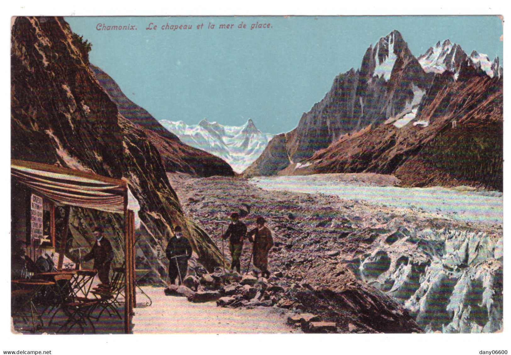 CHAMONIX Le Chapeau Et La Mer De Glace (carte Animée) - Chamonix-Mont-Blanc