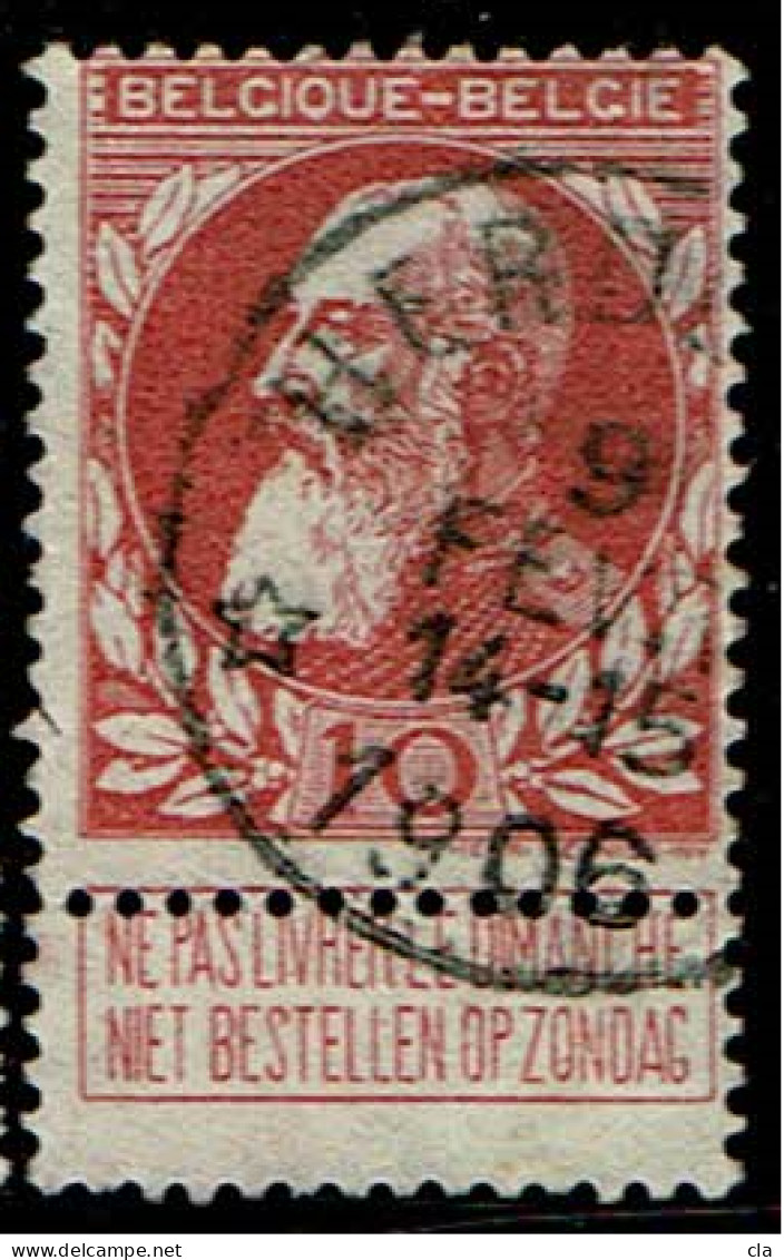 74  Obl  Relais Herderen  + 8 - 1905 Thick Beard
