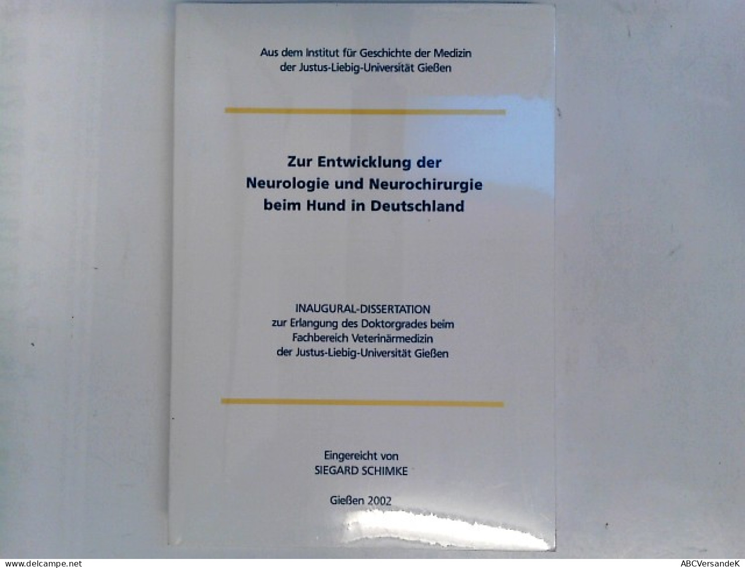 Zur Entwicklung Der Neurologie Und Neurochirurgie Beim Hund In Deutschland - Salud & Medicina