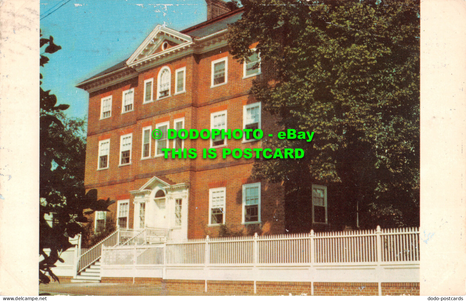 R526056 Chase Home 1769 1774 Annapolis. Md. Home For Elderly Ladies. Dexter Pres - Monde