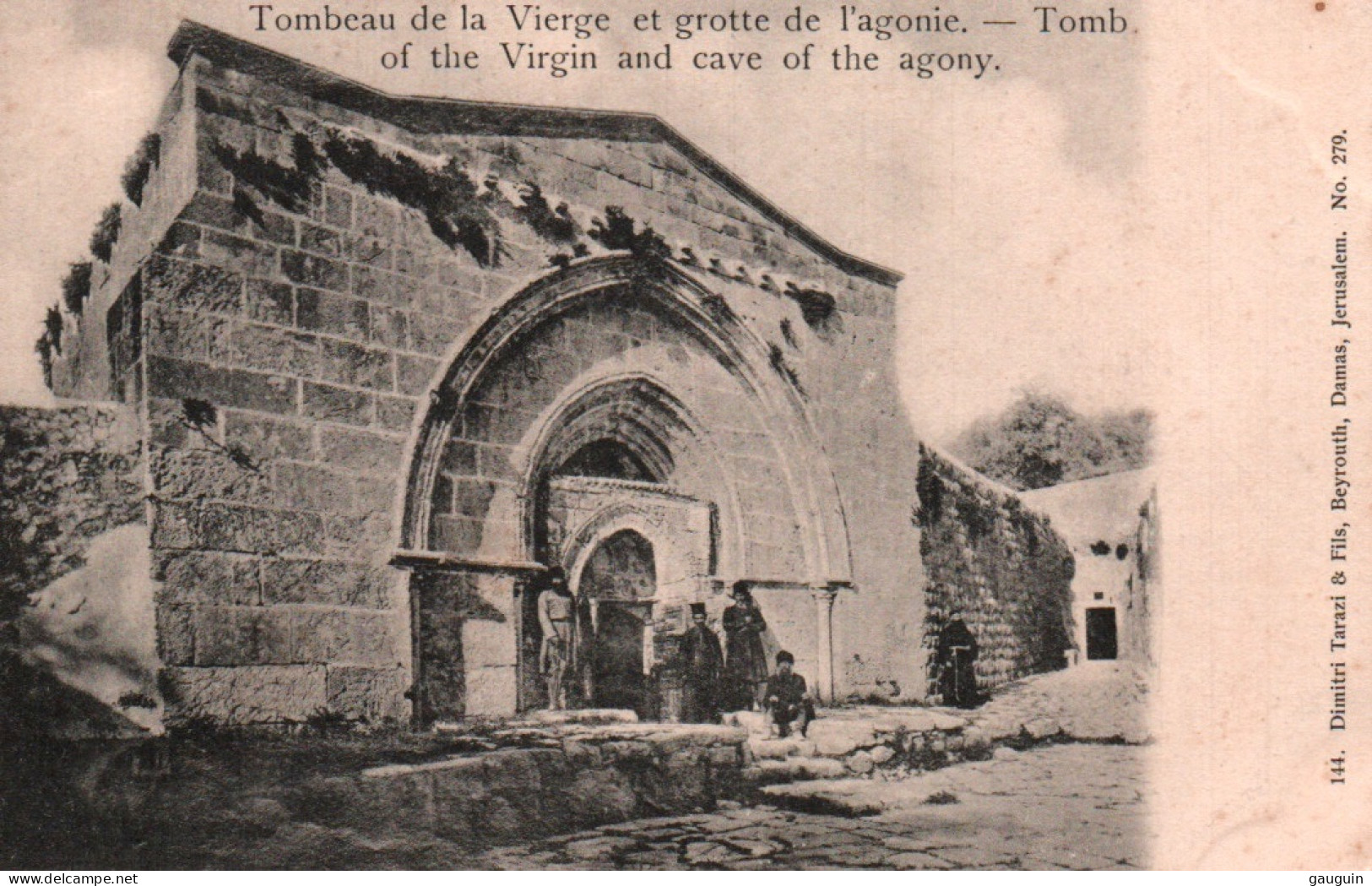 CPA - JÉRUSALEM - Tombeau De La VIERGE Et Grotte De L'Agonie - Edition Dimitri Tarazi & Fils - Israele