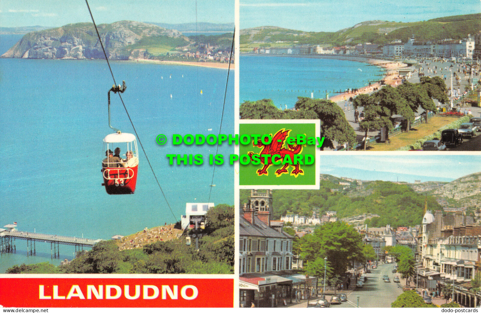 R526080 Llandudno. Dennis. 1984. Multi View - Monde