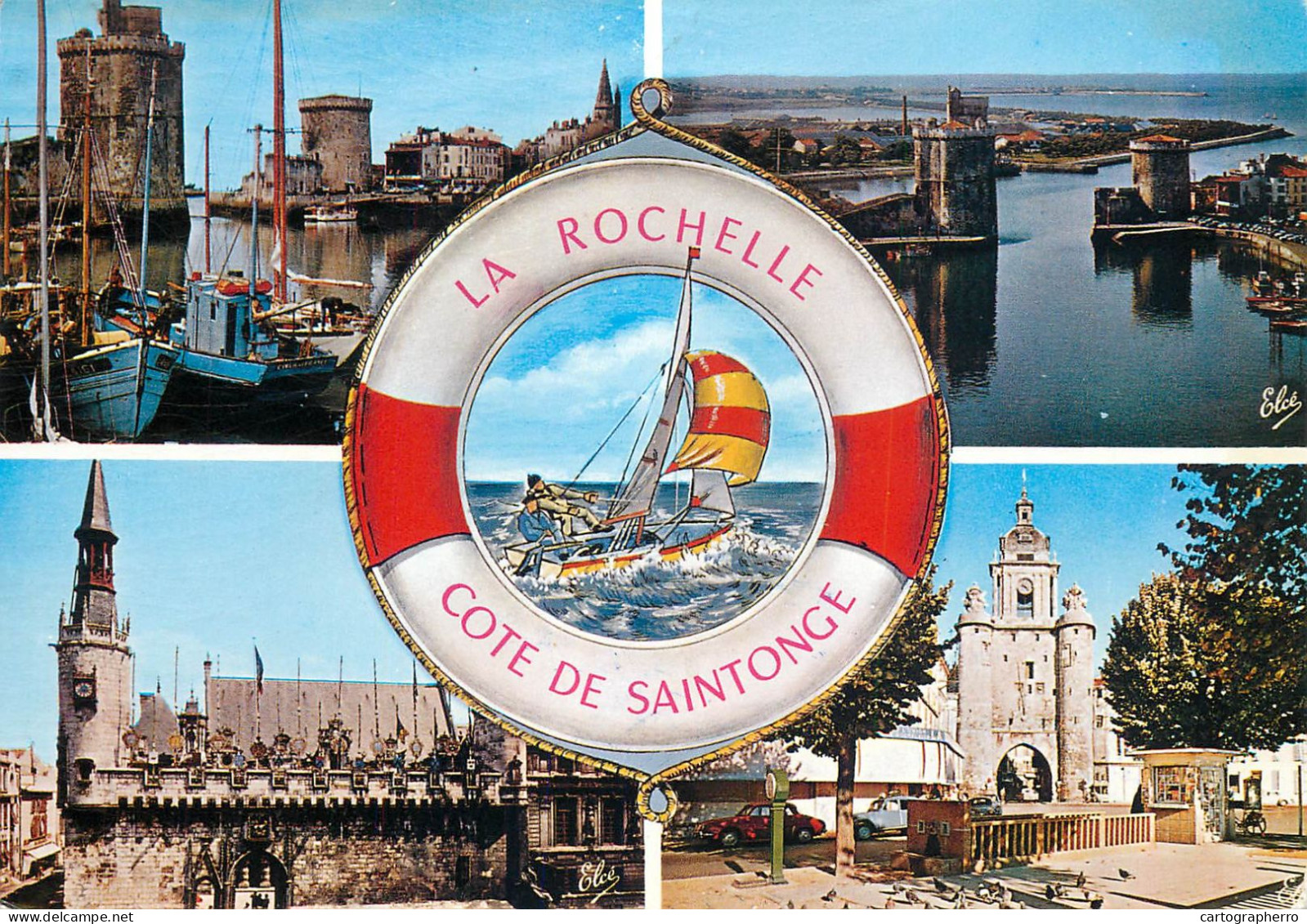 Navigation Sailing Vessels & Boats Themed Postcard La Rochelle Cote De Saintonge - Sailing Vessels