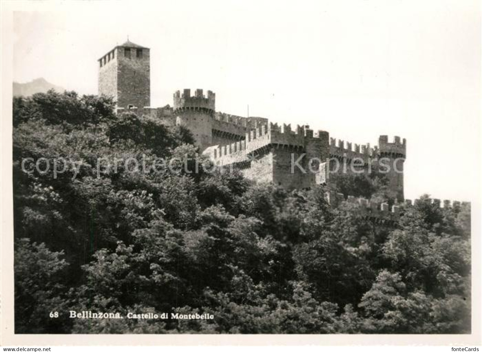 13202133 Bellinzona Castello Di Montebello Bellinzona - Autres & Non Classés