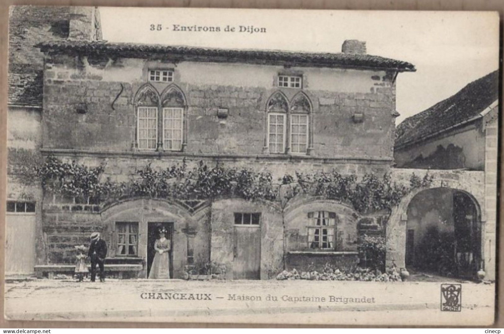 CPA 21 - CHANCEAUX - Environs De DIJON - Maison Du Capitaine Brigandet - TB PLAN Façade Edifice - Other & Unclassified