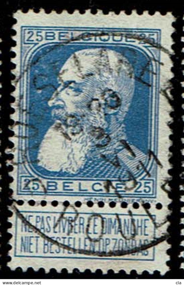 76  Obl  Roeselare 2  Roulers  + - 1905 Thick Beard