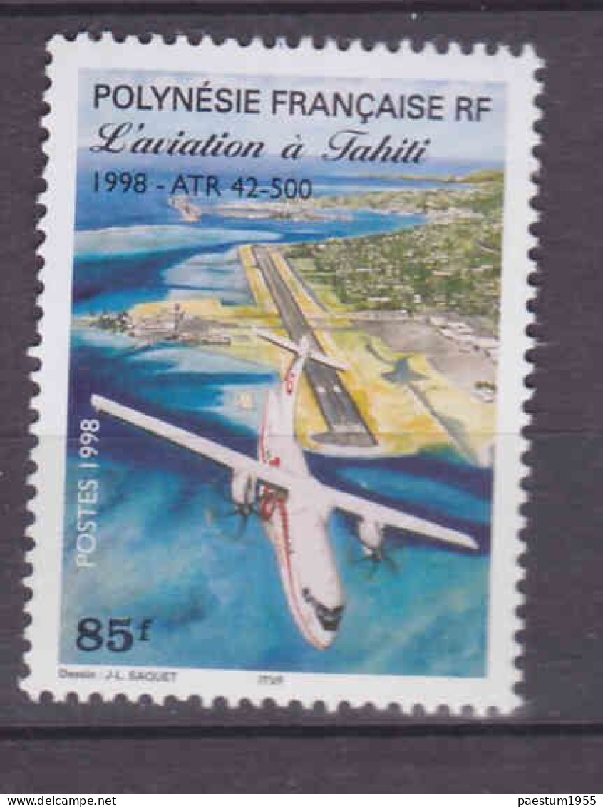 Timbre Neuf** MNH 1998 Polynésie Française Aviation Civile à TAHITI ATR 42-500 - Ongebruikt