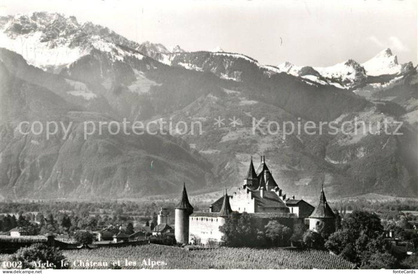 13202054 Aigle VD Chateau Les Alpes Aigle VD - Sonstige & Ohne Zuordnung