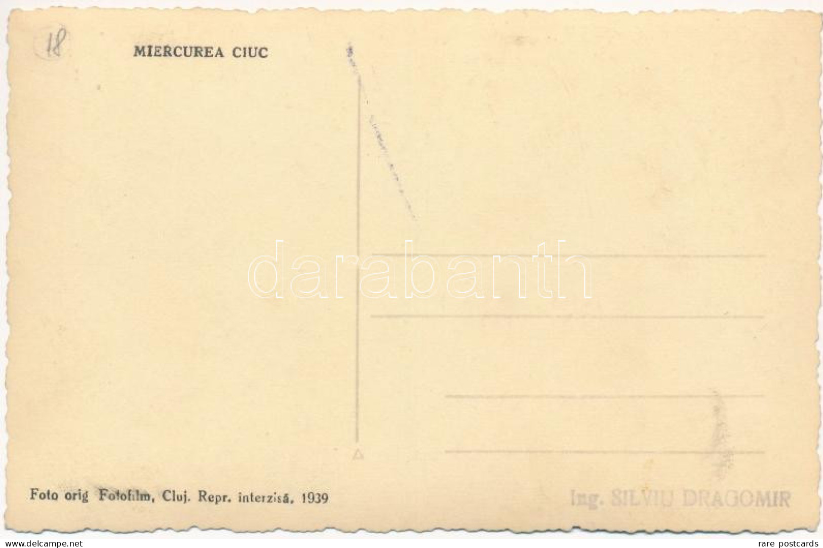 Miercurea Ciuc Cca 1920. - Roumanie