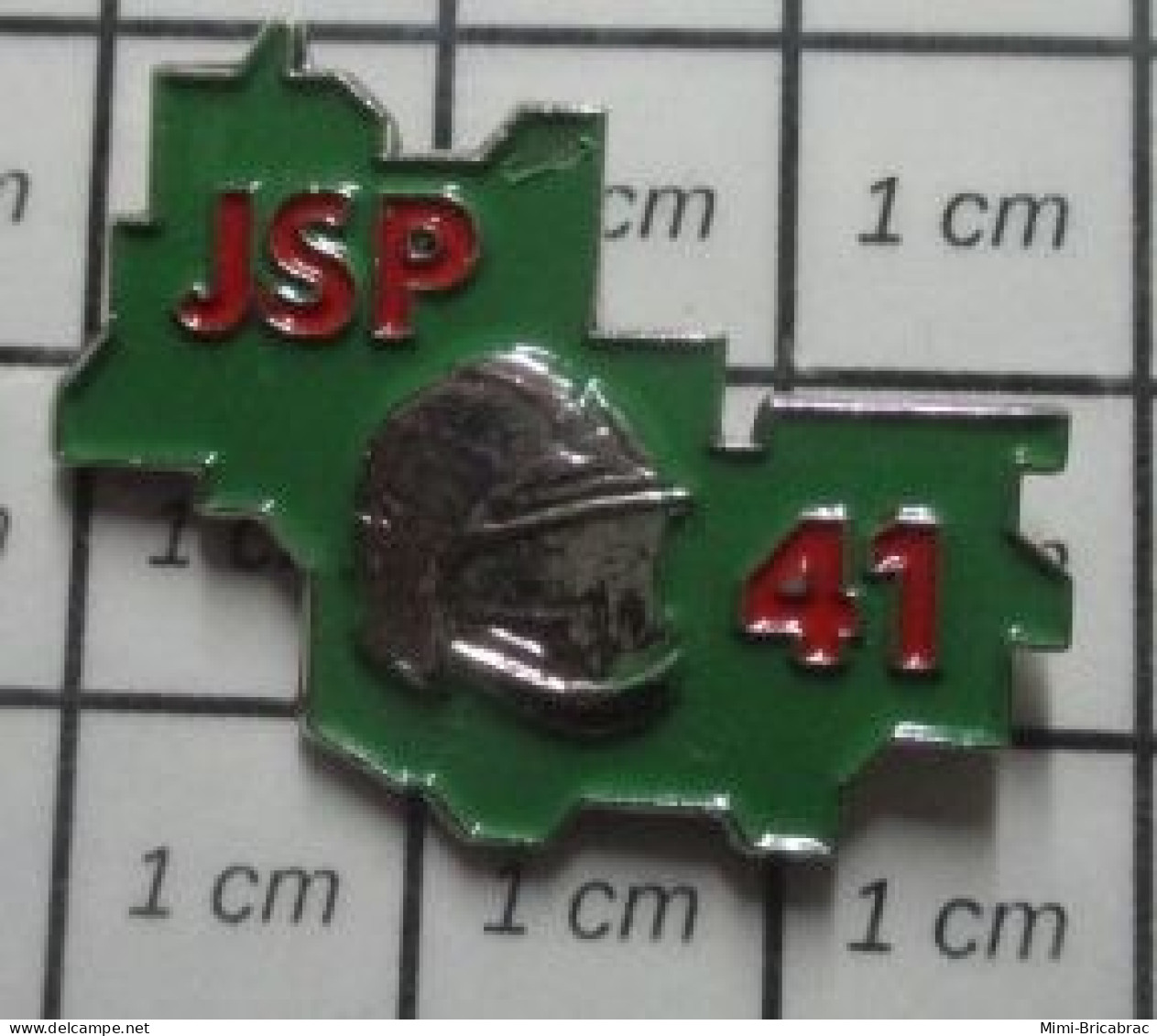 3417 Pin's Pins / Beau Et Rare /  POMPIERS / JEUNE SAPEUR POMPIER JSP DEPARTEMENT 41 - Feuerwehr