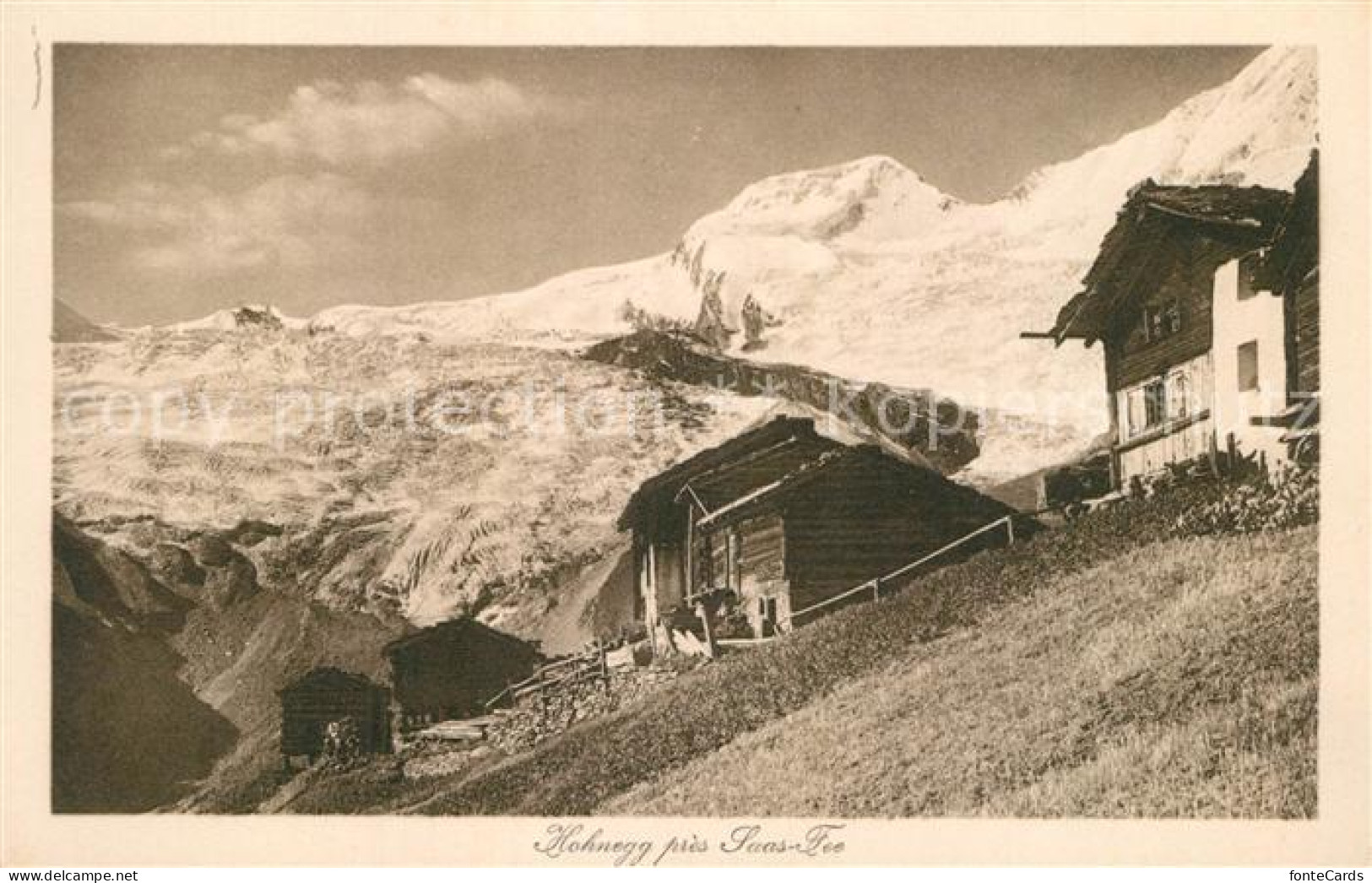 13201980 Saas-Fee Hohnegg Saas-Fee - Autres & Non Classés